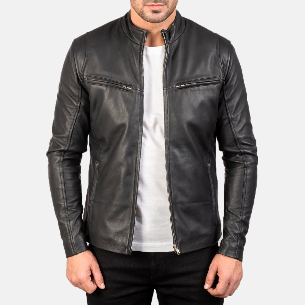 Campera de cuero Biker Ionic