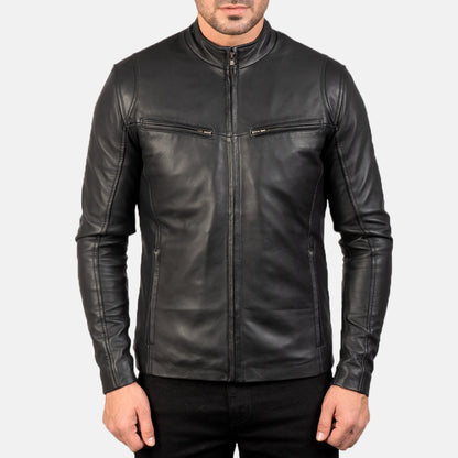 Campera de cuero Biker Ionic