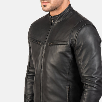 Campera de cuero Biker Ionic